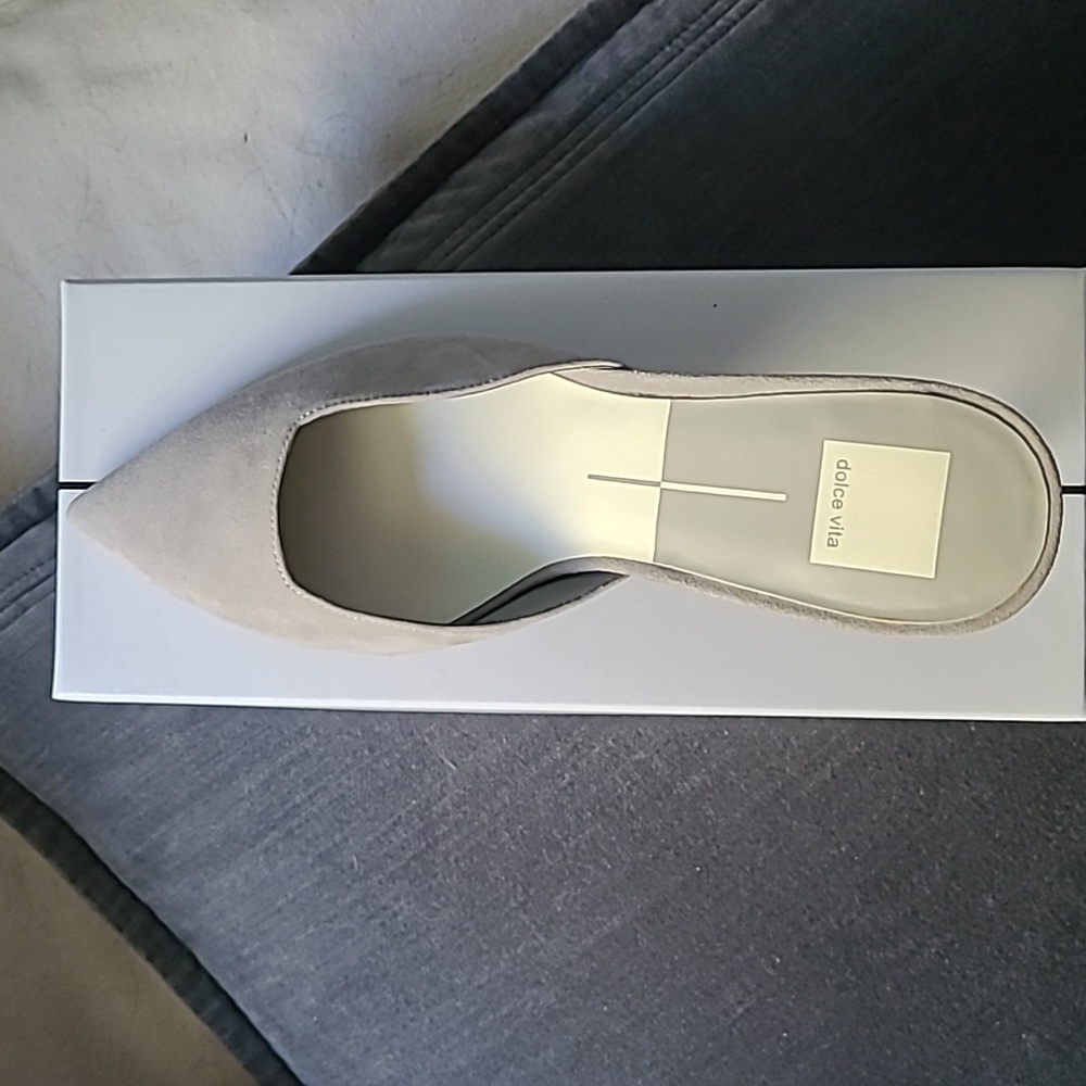 Dolce Vita Mules Rhyme Grey Suede Size 9.5 NIB - Picture 8 of 10